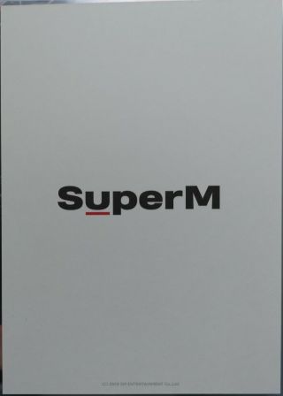 M SUPERM (Taemin NCT EXO WayV) Seoul Pop - Up Postcard TAEMIN 2