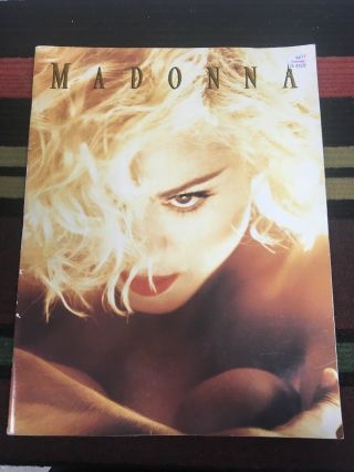 Madonna Blond Ambition Tour Tour Book Program 1990
