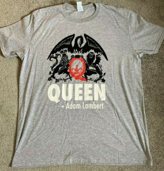 Grey Queen,  Adam Lambert European Tour T - Shirt,  2016 (xl)
