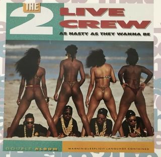 RAP RAW RARE VINTAGE The 2 Live Crew 1992 Promo Poster LUKE RECORDS N/MINT 3