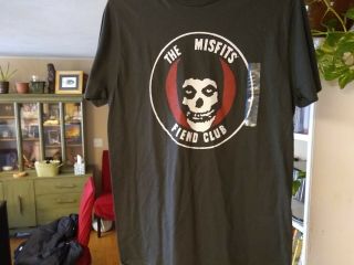The Misfits Fiend Club Official Licensed Tshirt Size Large Color Black