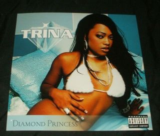 Trina Diamond Princess 12x12 Rare In Store Sexy Promo Poster Flat 2002 Album