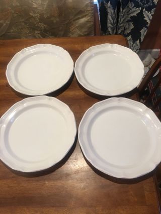 Mikasa French Countryside F9000 Set Of 4 Dinner Plates 10 7/8 " Ec