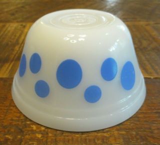Federal Blue Polka Dot Bowl