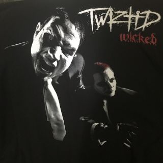 Twiztid - W.  I.  C.  K.  E.  D. ,  Size 2xl,  Black Tee - Shirt