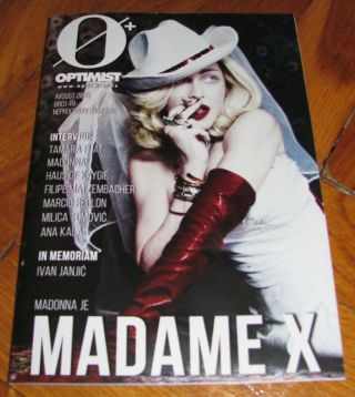 Madonna As Madame X - Optimist - Serbian August 2019 Ultra Rare