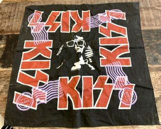 Kiss 1990 Hot In The Shade Tour Bandana