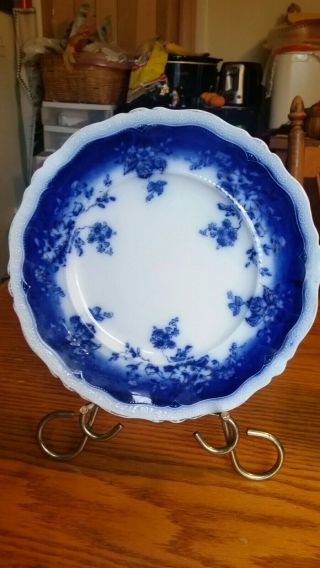 Flow Blue 10” Plate Clayton Johnson Brothers