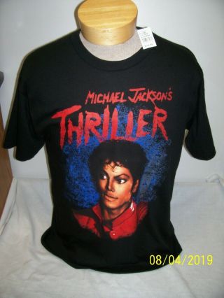 Rare With Tag Michael Jackson Thriller Large T - Shirt