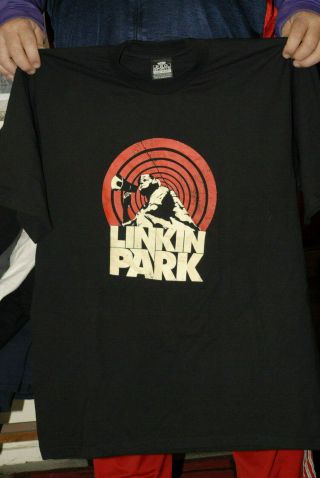 Linkin Park T Shirt Early Design Xl Thick Cotton Chester Bennington Mike Shinoda