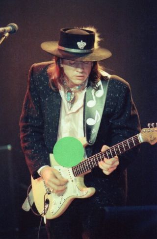 Stevie Ray Vaughan 12 - 5x7 Color Concert Photo Set 1bb
