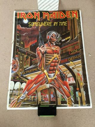Iron Maiden Somewhere In Time Poster