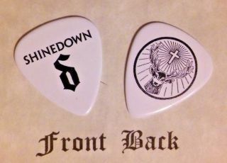 Shinedown Band Logo Signature Guitar Pick - (w)