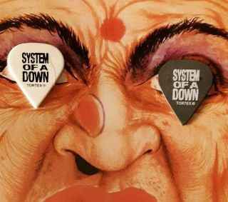 System Of A Down (2) Shavo Odadjian 2011 Reunion Tour Guitar Picks Price Cut