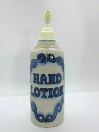 Rare Ma Hadley Pottery Hand Lotion Bottle
