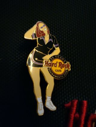 Hard Rock Cafe Pin Sacramento 35 years server girl series limited edition 2006 2