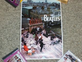 The Beatles On Abbey Road Roof Top Last Concert 11 X 17 Poster