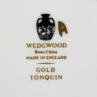 2 Wedgwood Gold Tonquin Bone China 4 