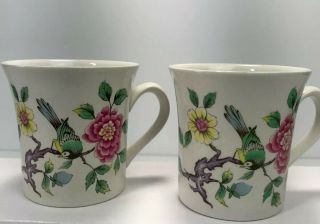2 James Kent Old Foley Chinese Rose Cups