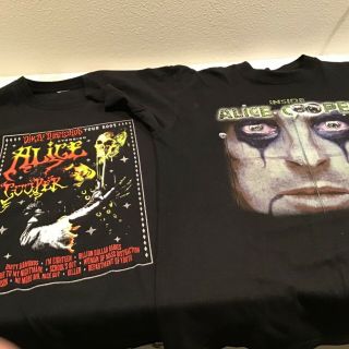 Alice Cooper T - Shirts Collectors From Inside 1999 Shirt And Tour Shirt From 2005