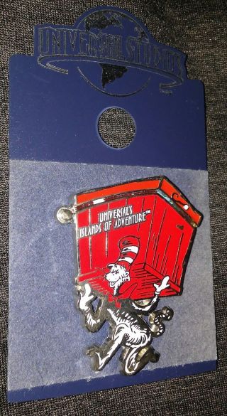 Universal Studios Dr Seuss Cat In The Hat Collectible Pin Rare Authentic
