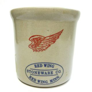 Red Wing Commemorative Crock Miniature 3 " 150 Years 2008 Collectors Society