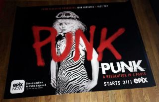 Epix Punk A Revolution Blondie Debbie Harry Deborah Harry 5ft Subway Poster
