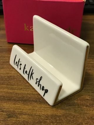 Kate Spade Business Card Holder: Daisy Place " Let 