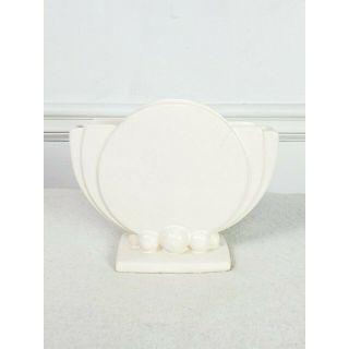 Vintage Mid Century Modern Royal Haeger White Vase Pottery Art Vase Art Deco