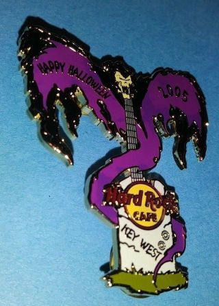 Hard Rock Cafe Hrc Halloween Key West Fl Scary Ghost Collectible Pin /le Rare