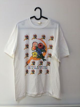 The Paul Mccartney World Tour 1989/90 T Shirt Size Xl