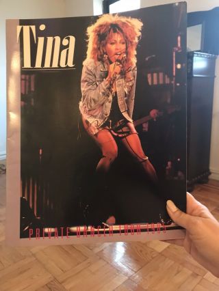 Tina Turner Autographed " Private Dancer " Tour Book