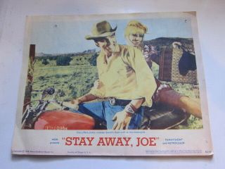 Elvis Presley Stay Away Joe Lobby Card D