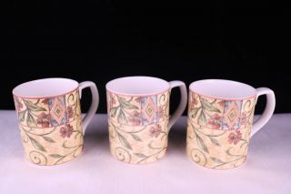 Royal Doulton Cinnabar 3 5/8 " Mugs Set Of 3