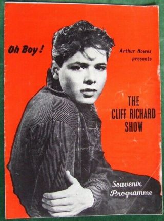 Cliff Richard Souvenir Programme.  1959.