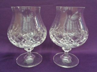 Chateau By Mikasa Crystal 40063,  Cut Brand Snifters - Set Of 2
