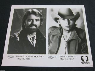 Dwight Yoakam/michael Martin Murphy—1987 Publicity Photo