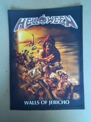 Helloween,  Walls Of Jericho,  Sublimated Back Patch