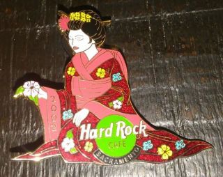 Hard Rock Cafe Hrc Collectible Pin Le Sacramento Sexy Fowler Girl