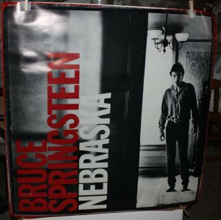 Bruce Springsteen Nebraska Two - Sided Us Promo Poster 36 " X 36 " Vg -