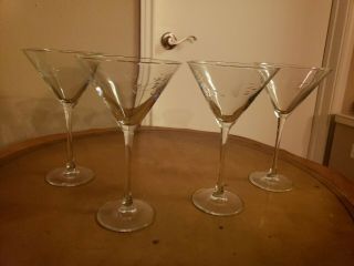 Martini Glasses From Princess House Set Of Four