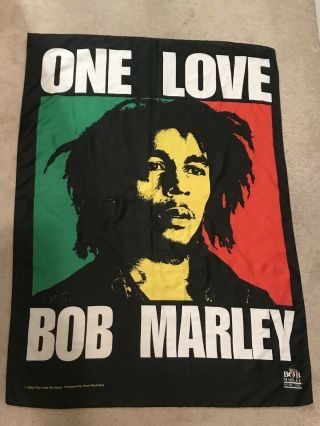 Bob Marley Flag " One Love " 2000 Fifty Hope Six - Road