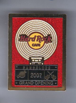 Hard Rock Cafe Pin: Bangalore 2007 Grand Opening Le300