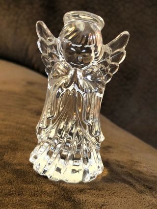 Waterford Marquis 3” Crystal Christmas Nativity Angel Germany Made