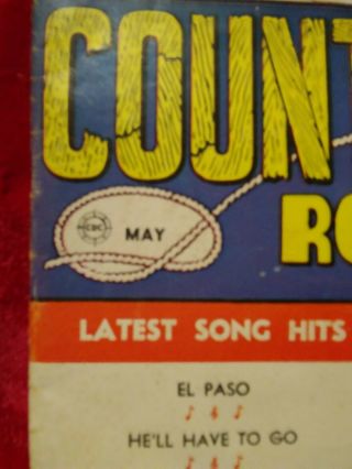 Country Song Roundup May 1960 Elvis Presley Jim Reeves Judy Lynn Hank Snow 2