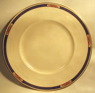 Set of Four Cream,  Blue W.  H.  Grindley & Co Ltd Georgian Iborie The Kendal Plates 2