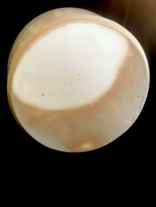 Eldreth Salt Glazed Stoneware Pottery 9” Mouse Crock Signed And Dated On Bottom 4