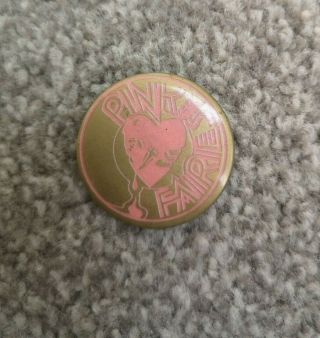 Vintage Pink Fairies - Heavy Rock Band Promo Pin Badge Circa 70s