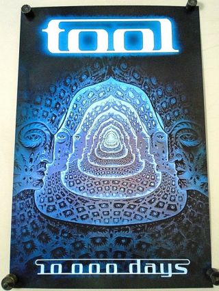 Tool - Cool Poster / 10,  000 Days / Cond.  / Size Approx.  24 " X 36 "