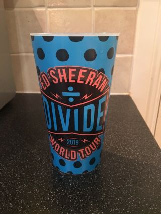 Official Ed Sheeran Beeker Cup From Divide Tour
